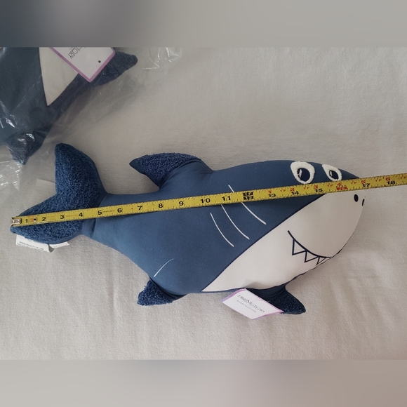 Mina Victory Plush Shark Decorative Pillow Collection Set of 2 - Discontinued - Picture 8 of 12
